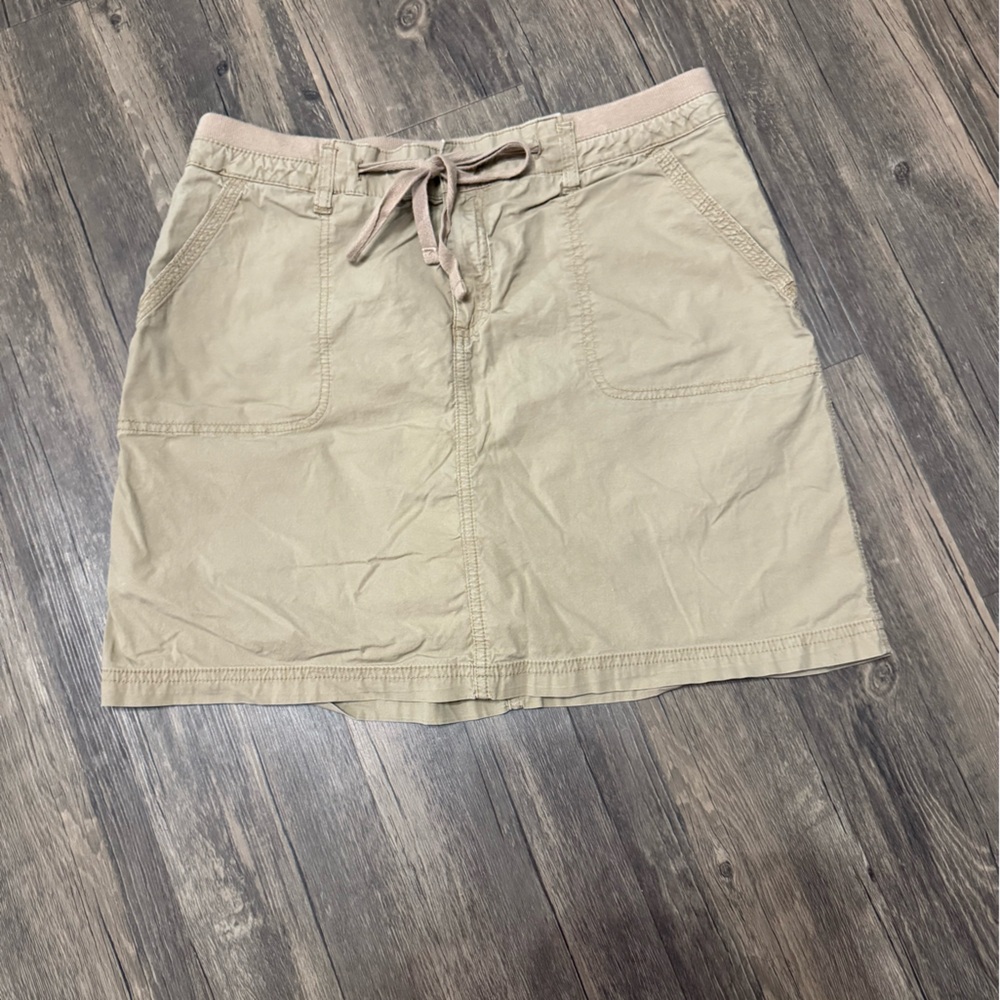 Casual Tan Drawstring Shorts